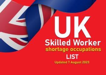 UK Skilled Worker shortage occupations List